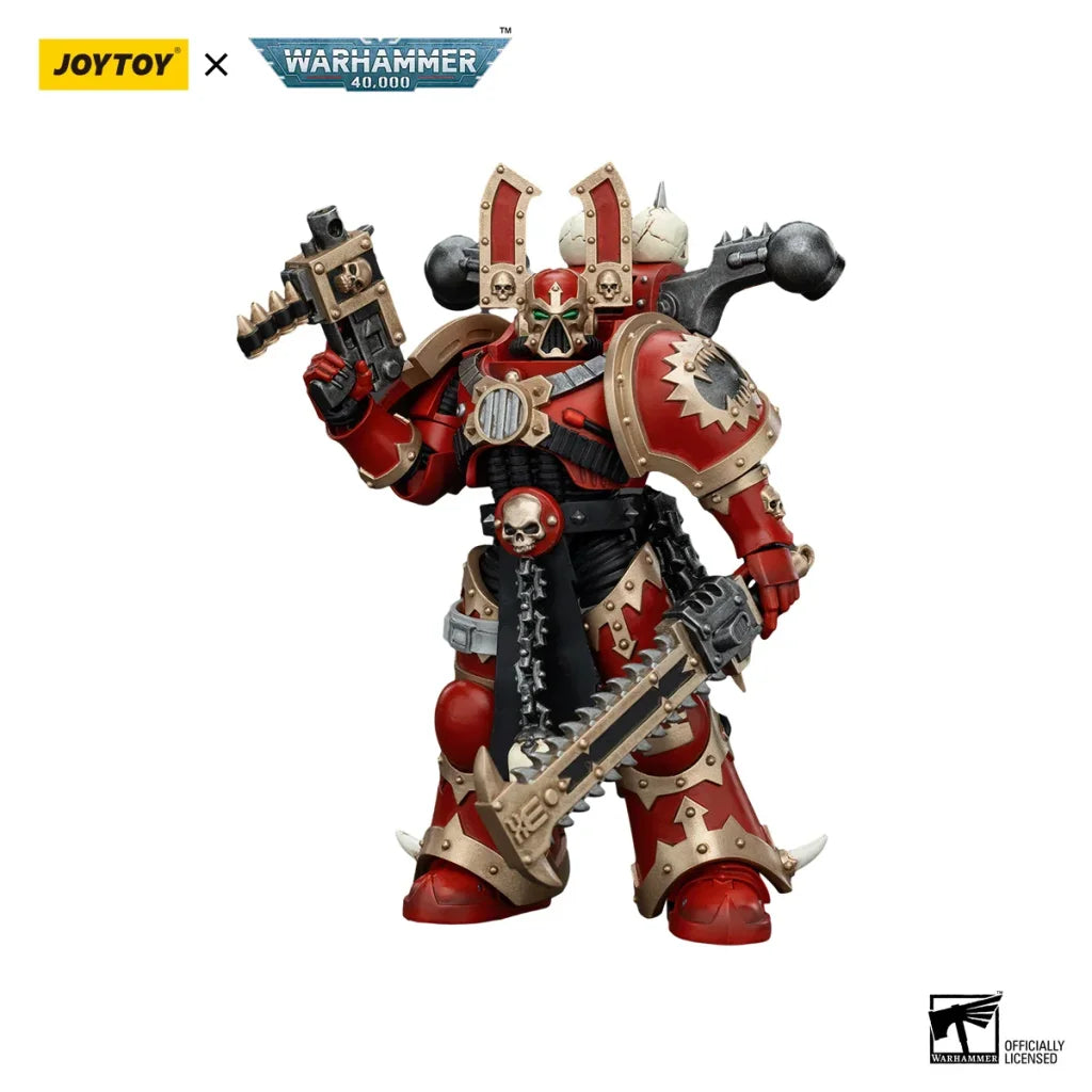 JOYTOY Warhammer 40k 1/18 Action Figures Anime 12.6cm World Eaters Khorne Berzerker - 6 / 12.6cm