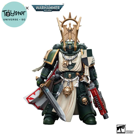 JOYTOY Warhammer 40k 1/18 Action Figures Anime 12cm Dark Angels Master Lazarus - Master Lazarus / 12cm