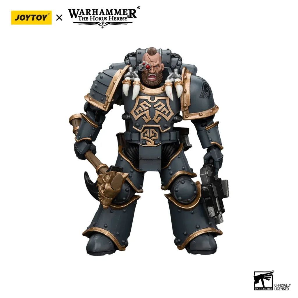 JOYTOY Warhammer 40k 1/18 Action Figures Anime 12cm Space Wolves Grey Slayer Pack - Grey Slayer 2 / 12cm