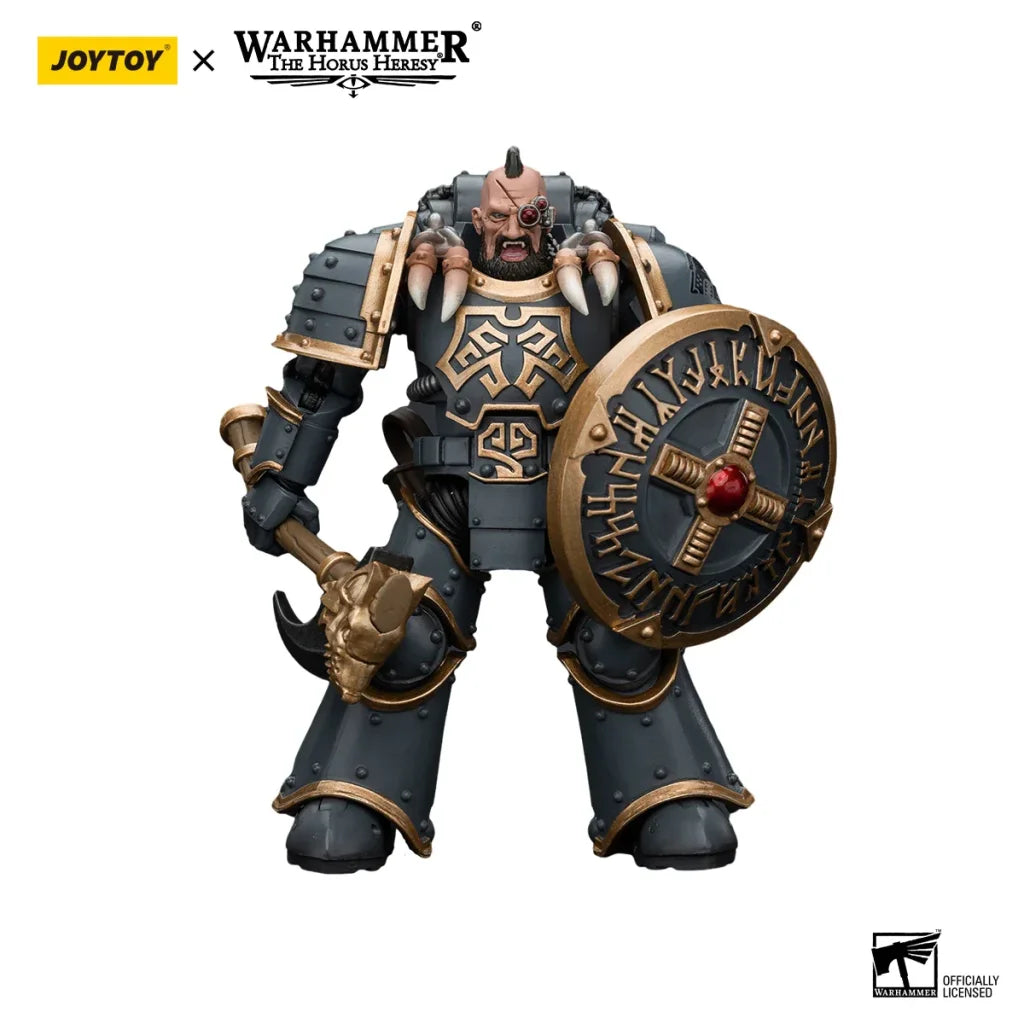 JOYTOY Warhammer 40k 1/18 Action Figures Anime 12cm Space Wolves Grey Slayer Pack - Huscarl / 12cm