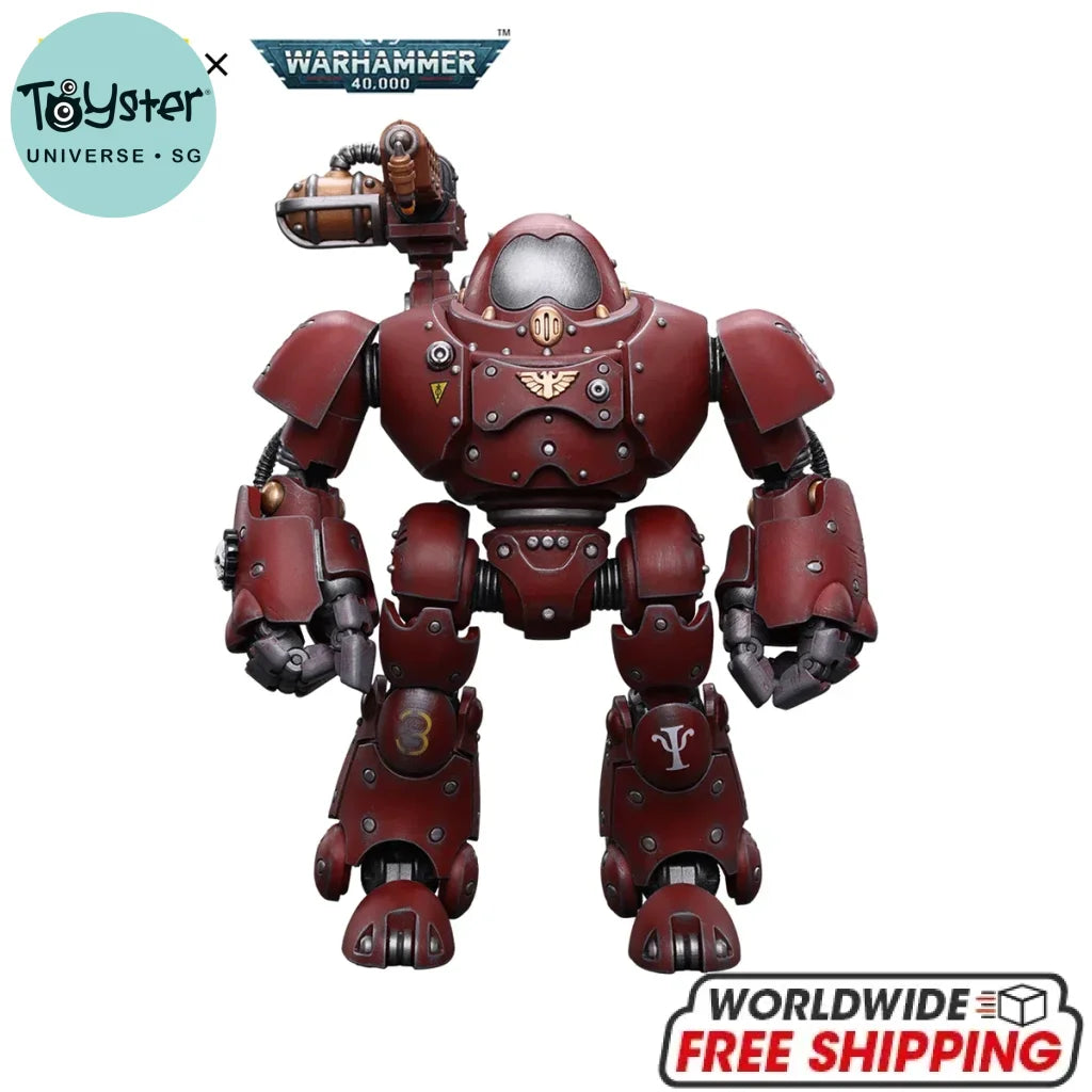 JOYTOY Warhammer 40k 1/18 Action Figures Mecha Anime Adeptus Mechanicus Kastelan Robot with Incendine Combustor Model
