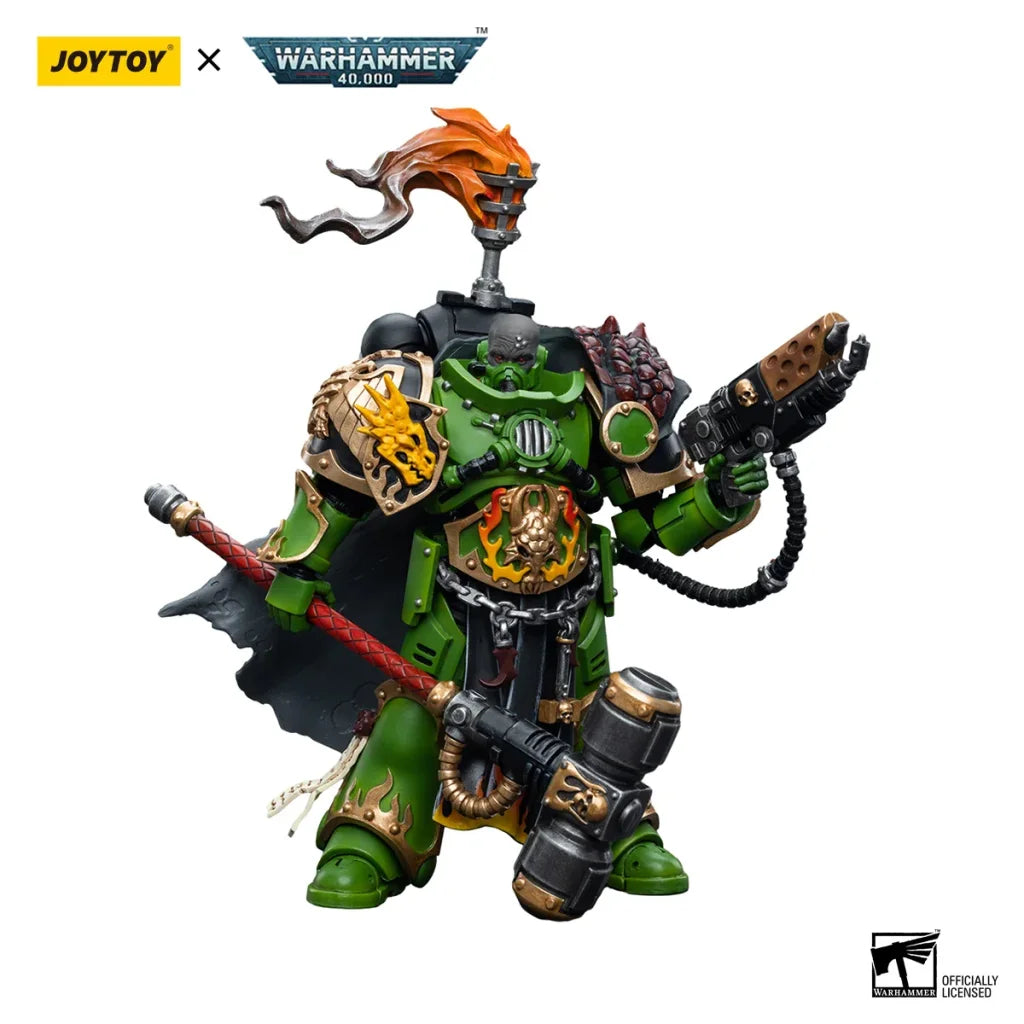 JOYTOY Warhammer 40k 1/18 Action Figures Salamanders Captain Adrax Agatone - Salamanders / 12cm