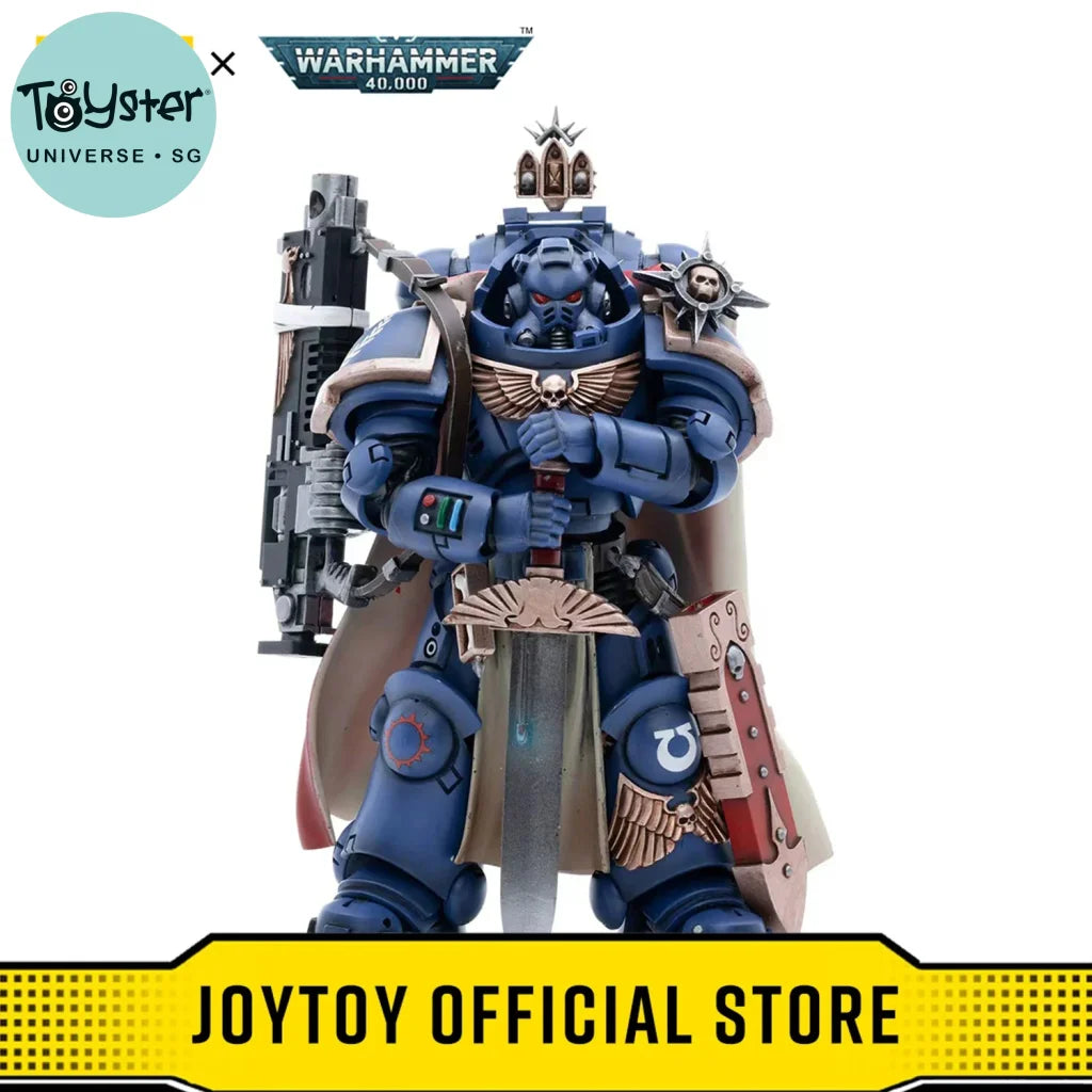 JOYTOY Warhammer 40k 1/18 Action Figures Ultramarines Captain with Master-crafted Heavy Bolt rifle - Captain