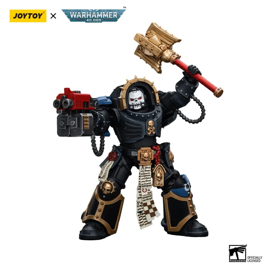 JOYTOY Warhammer 40k 1/18 Action Figures Ultramarines Chaplain in Terminator Armour - Terminator Armour / 15cm
