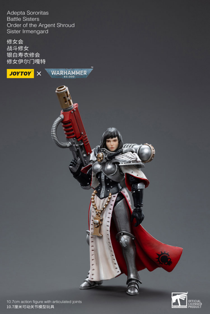 Joytoy Warhammer 40K Adepta Sororitas Battle Sisters Order Of The Argent Shroud Sister Irmengard