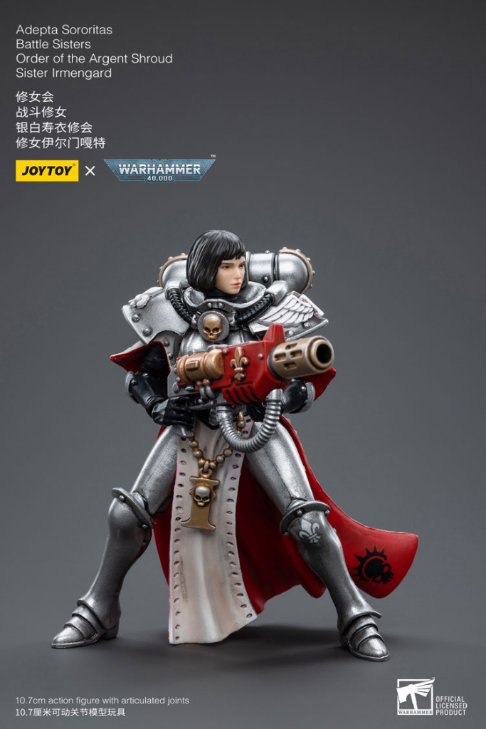 Joytoy Warhammer 40K Adepta Sororitas Battle Sisters Order Of The Argent Shroud Sister Irmengard