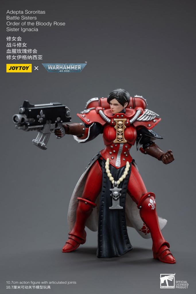 Joytoy Warhammer 40K Adepta Sororitas Battle Sisters Order Of The Bloody Rose Sister Ignacia
