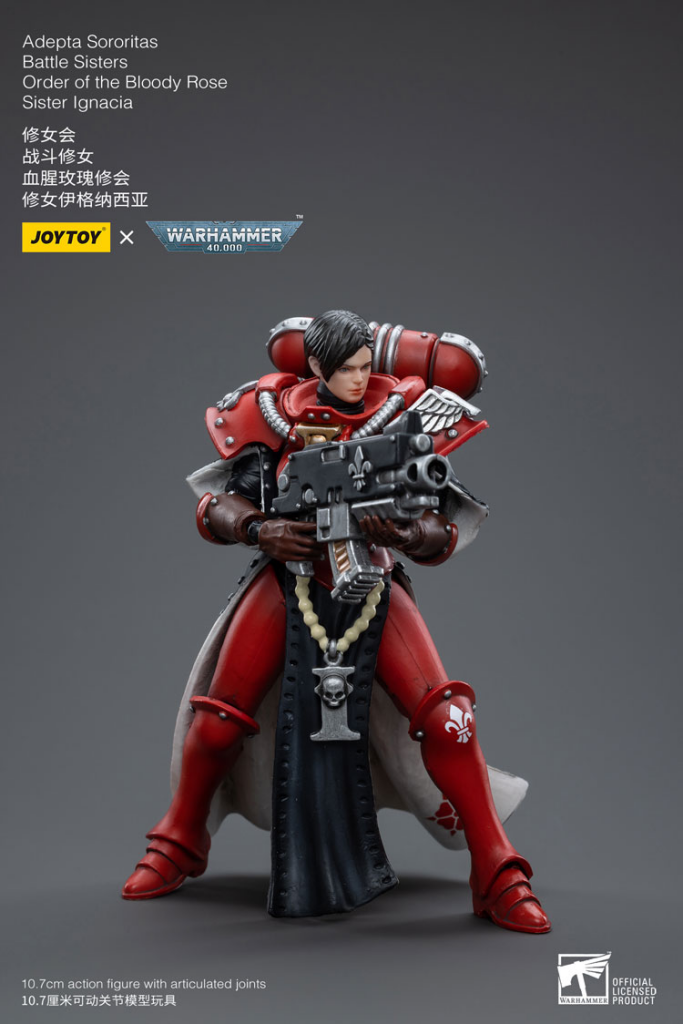 Joytoy Warhammer 40K Adepta Sororitas Battle Sisters Order Of The Bloody Rose Sister Ignacia