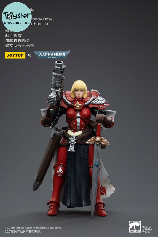 Joytoy Warhammer 40K Adepta Sororitas Battle Sisters Order Of The Bloody Rose Sister Superior Kamina