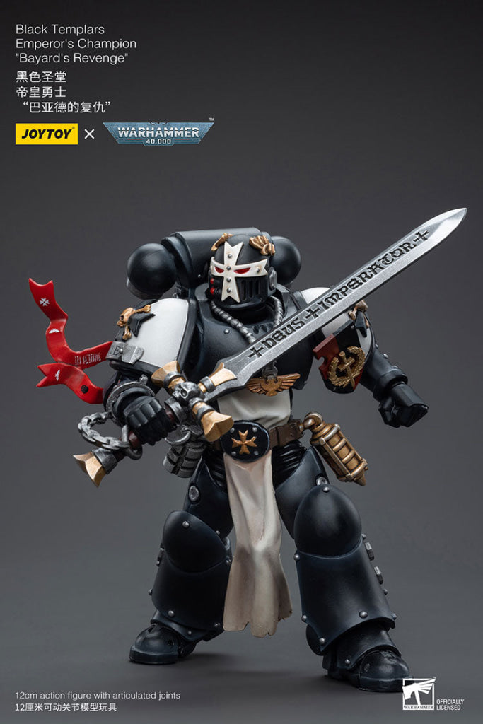 Joytoy Warhammer 40K Black Templars Emperor’s Champion Bayard’s Revenge Warhammer