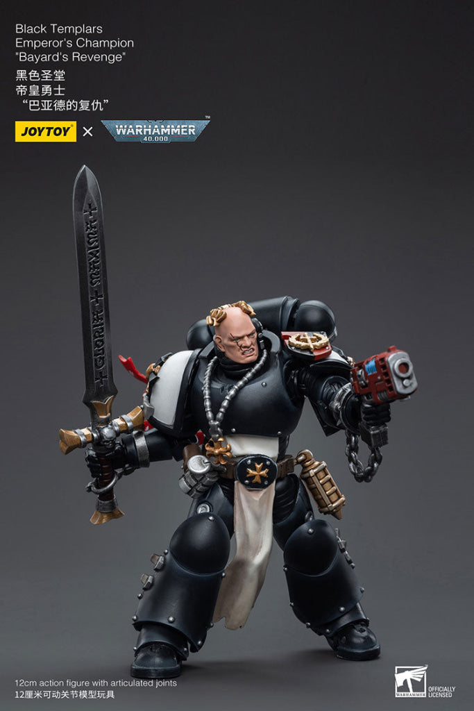 Joytoy Warhammer 40K Black Templars Emperor’s Champion Bayard’s Revenge Warhammer