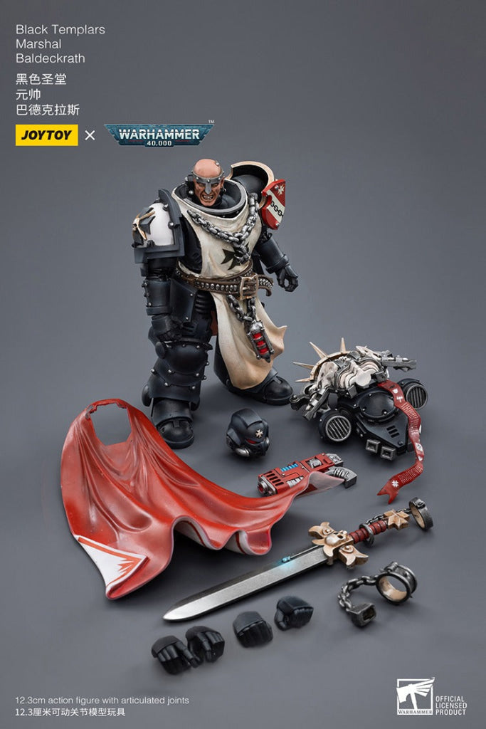 Joytoy Warhammer 40K Black Templars Marshal Baldeckrath Jt7325 Warhammer