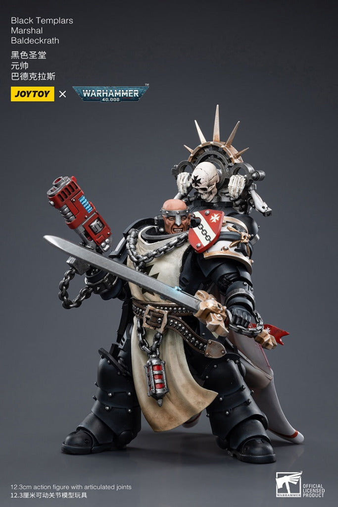 Joytoy Warhammer 40K Black Templars Marshal Baldeckrath Jt7325 Warhammer