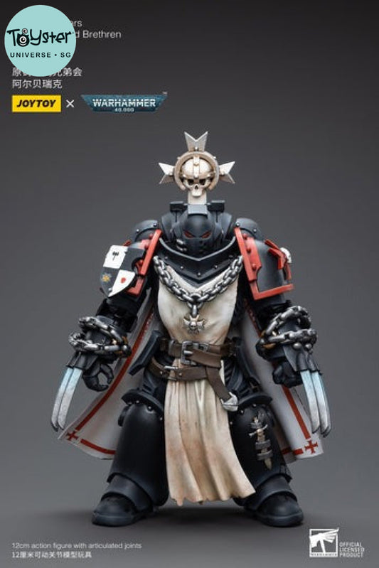 Joytoy Warhammer 40K Black Templars Primaris Sword Brethren Alberic Jt3822 Warhammer