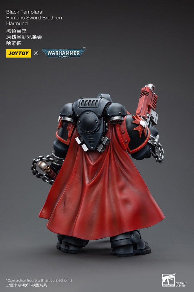 Joytoy Warhammer 40K Black Templars Primaris Sword Brethren Harmund Jt3846 Warhammer