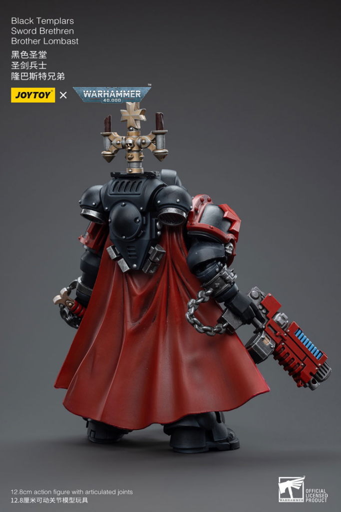 Joytoy Warhammer 40K Black Templars Sword Brethren Brother Lombast - Jt4850 Warhammer