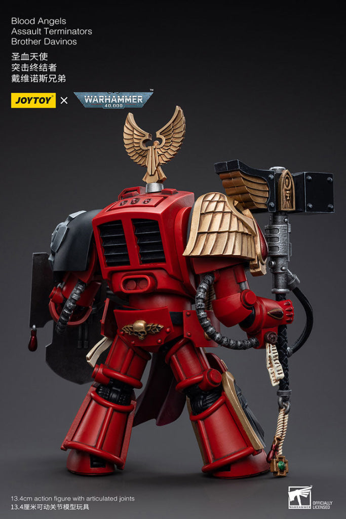 Joytoy Warhammer 40K Blood Angels Assault Terminators Brother Davinos Warhammer