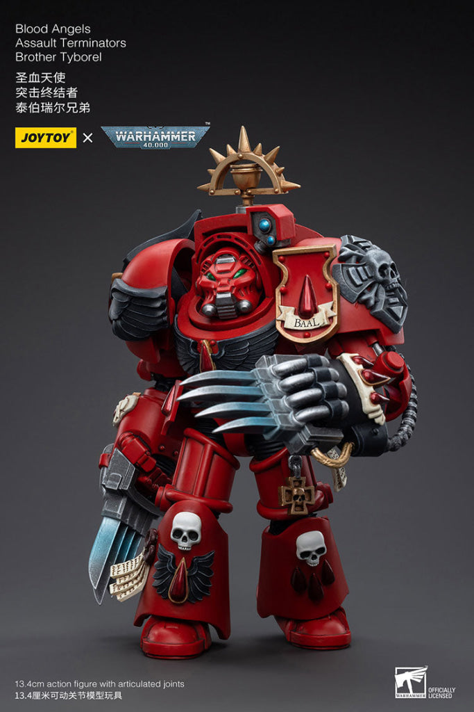 Joytoy Warhammer 40K Blood Angels Assault Terminators Brother Tyborel Warhammer