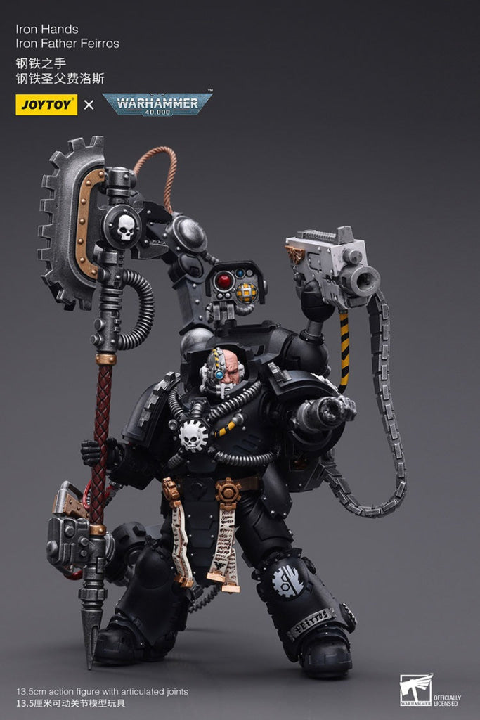 Joytoy Warhammer 40K Iron Hands Lron Father Feirros Warhammer