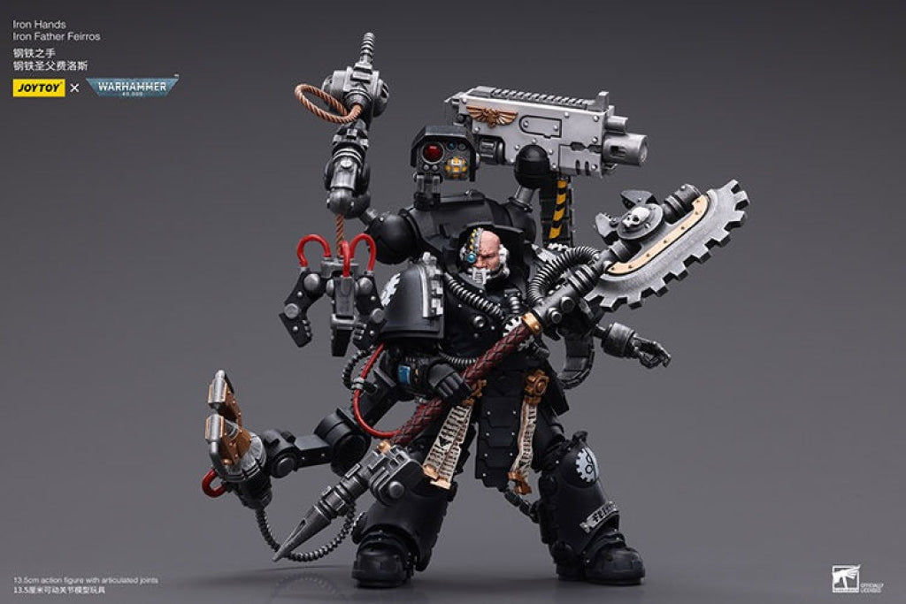 Joytoy Warhammer 40K Iron Hands Lron Father Feirros Warhammer