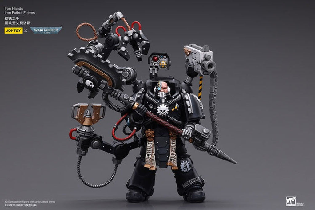 Joytoy Warhammer 40K Iron Hands Lron Father Feirros Warhammer