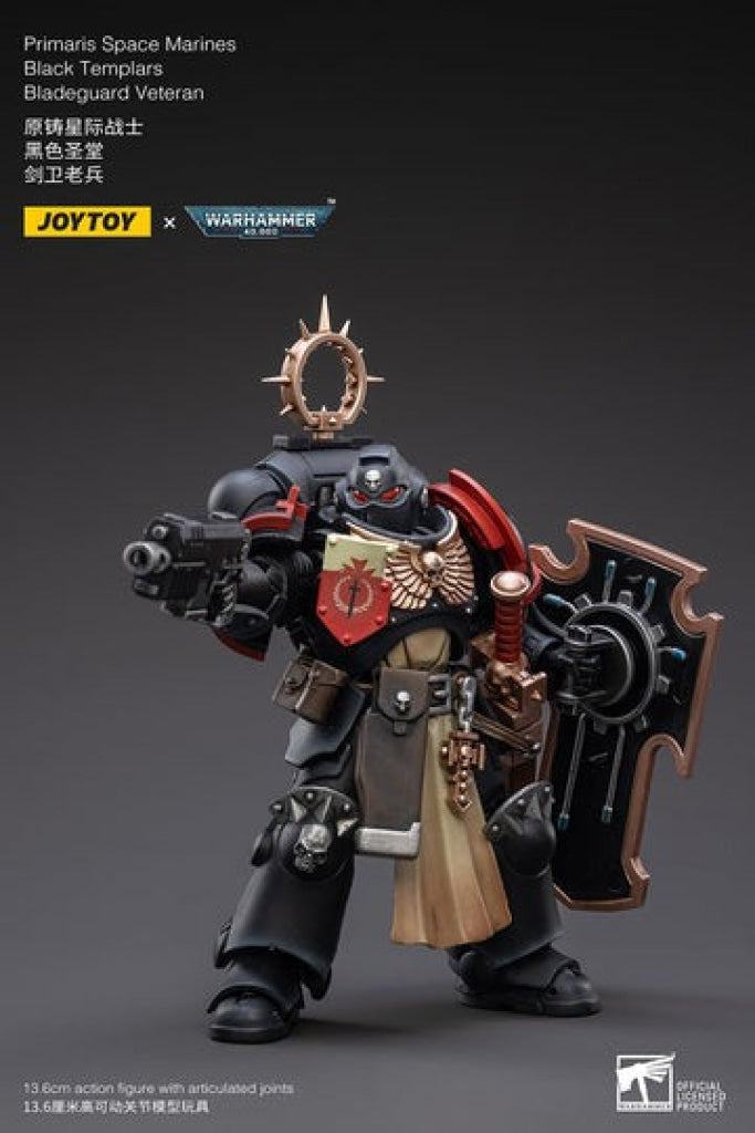 Joytoy Warhammer 40K Primaris Space Marines Black Templars Bladeguard Veteran Jt2801 Warhammer