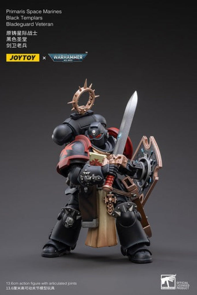 Joytoy Warhammer 40K Primaris Space Marines Black Templars Bladeguard Veteran Jt2801 Warhammer