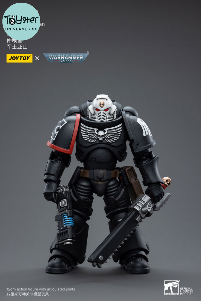 Joytoy Warhammer 40K Raven Guard Intercessors Sergeant Ashan Warhammer