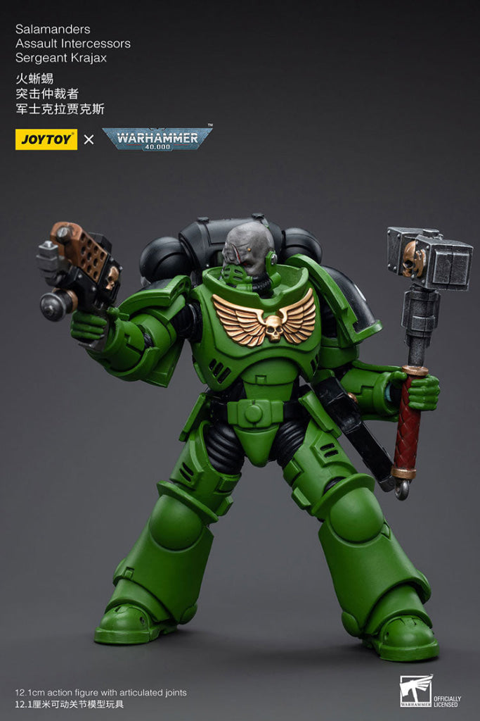 Joytoy Warhammer 40K Salamanders Assault Intercessors Sergeant Krajax Warhammer