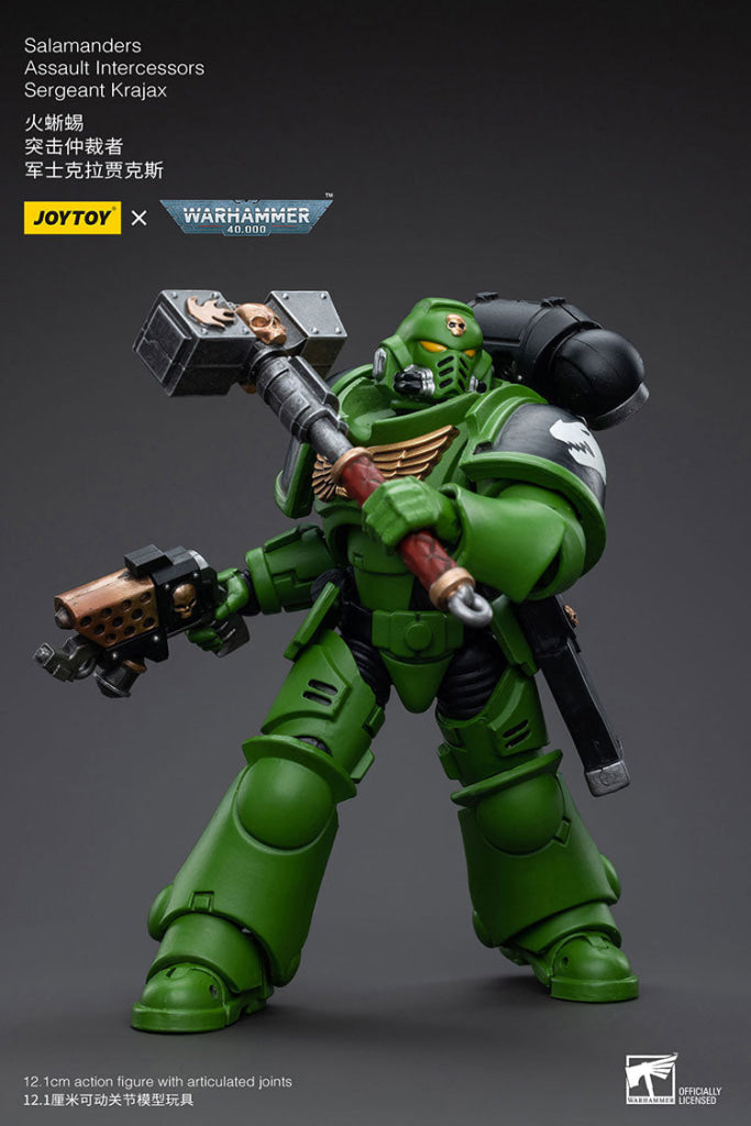 Joytoy Warhammer 40K Salamanders Assault Intercessors Sergeant Krajax Warhammer