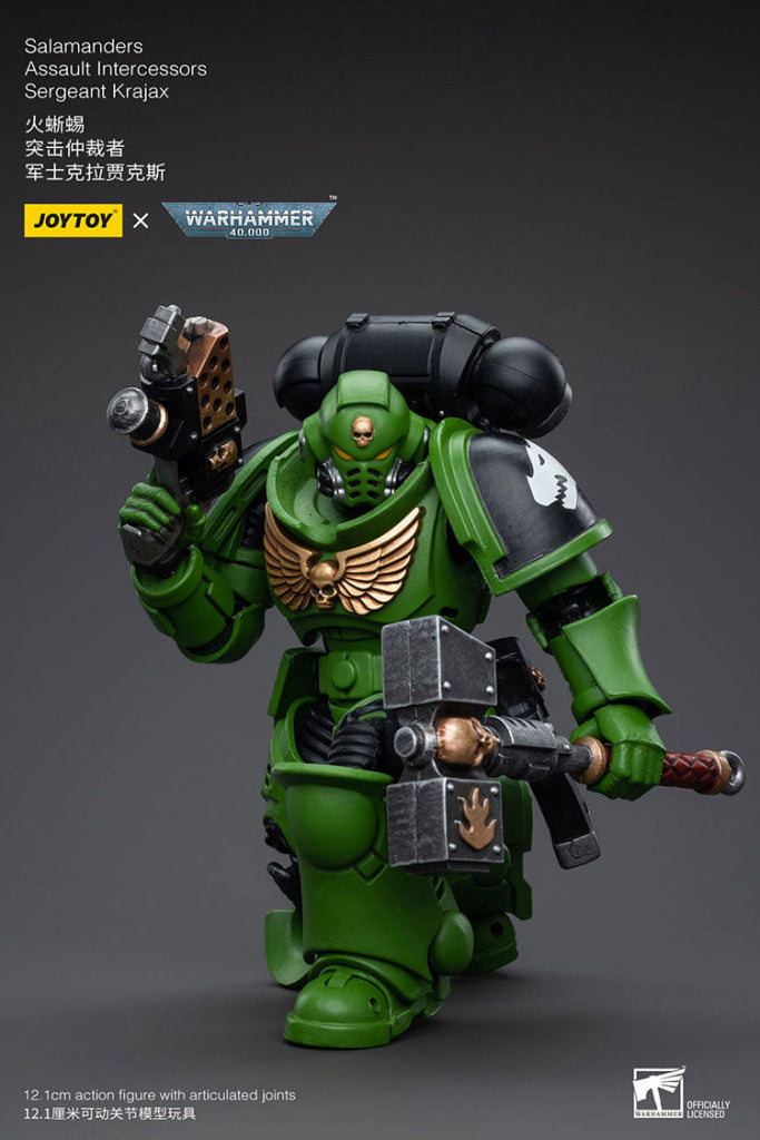 Joytoy Warhammer 40K Salamanders Assault Intercessors Sergeant Krajax Warhammer