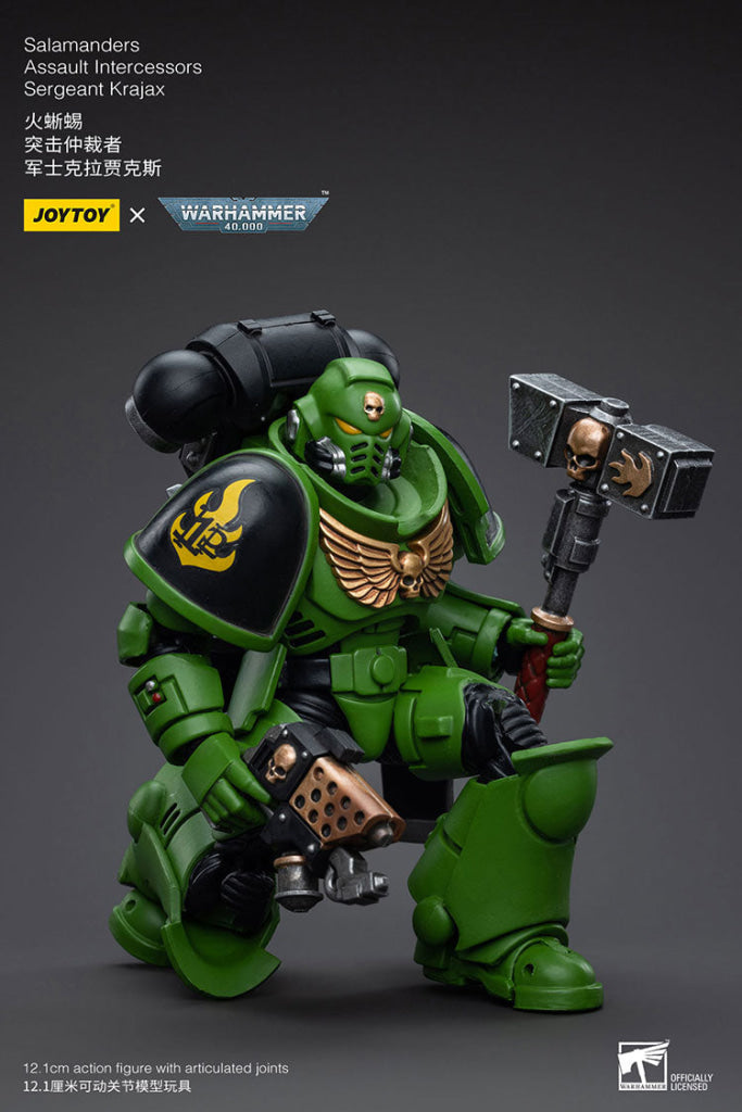 Joytoy Warhammer 40K Salamanders Assault Intercessors Sergeant Krajax Warhammer