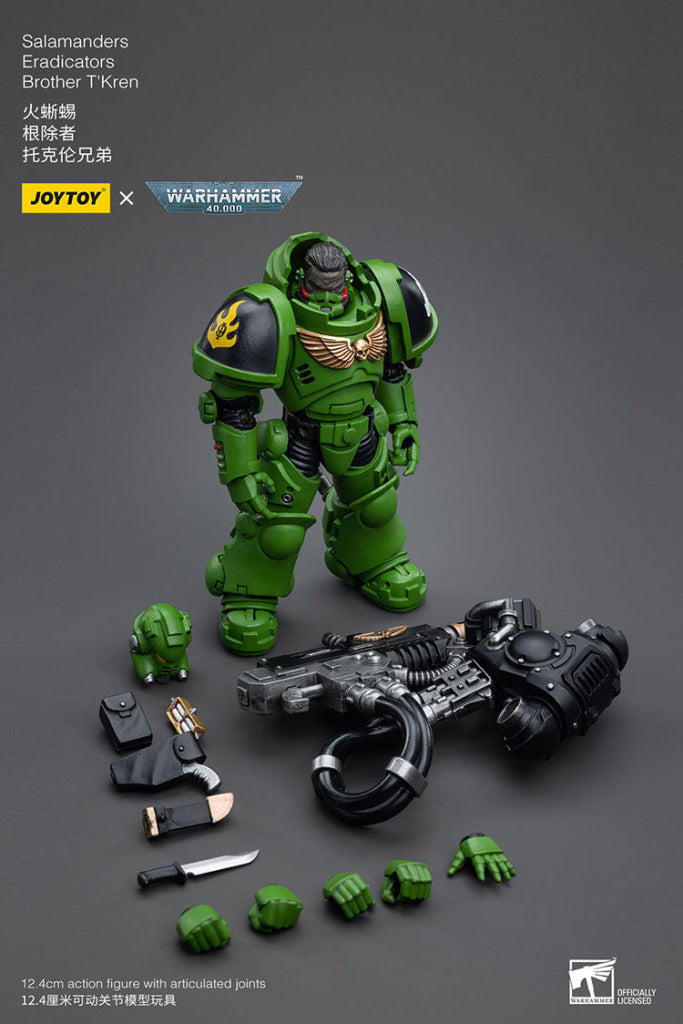 Joytoy Warhammer 40K Salamanders Eradicators Brother T’kren Warhammer