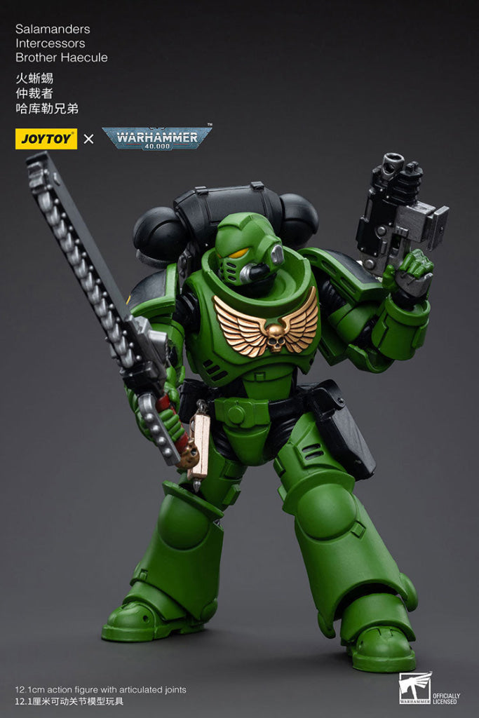 Joytoy Warhammer 40K Salamanders Intercessors Brother Haecule Warhammer