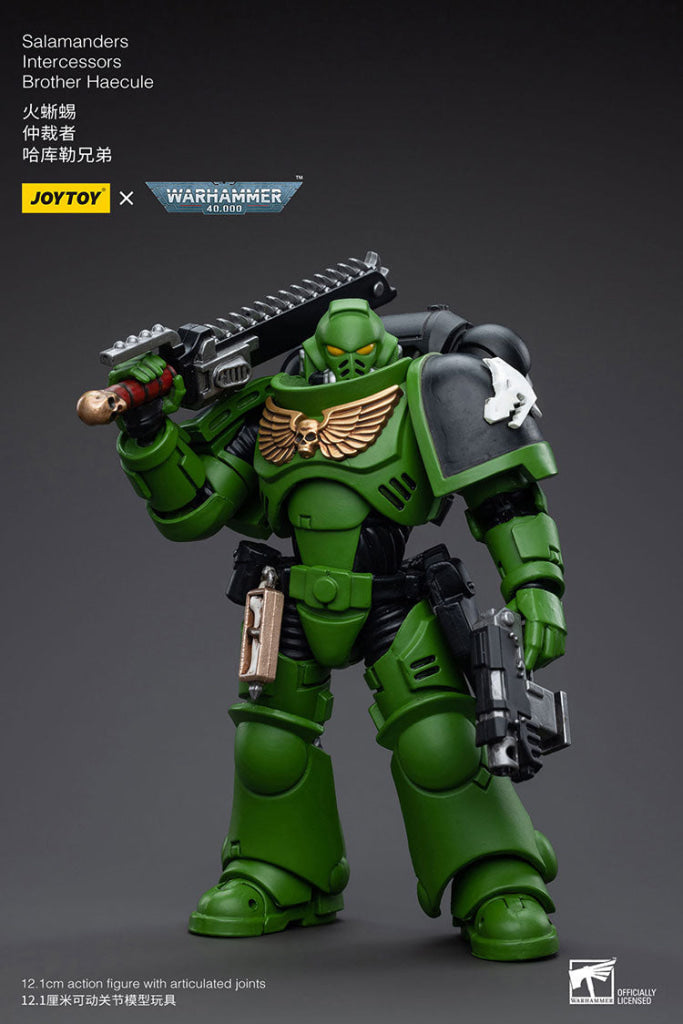 Joytoy Warhammer 40K Salamanders Intercessors Brother Haecule Warhammer