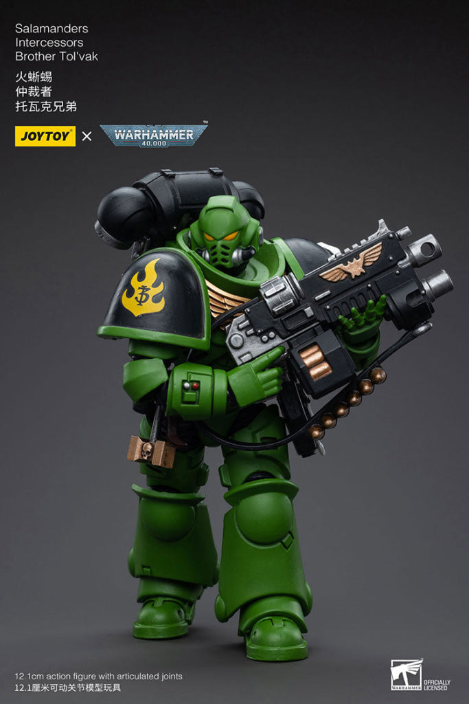 Joytoy Warhammer 40K Salamanders Intercessors Brother Tol’vak Warhammer