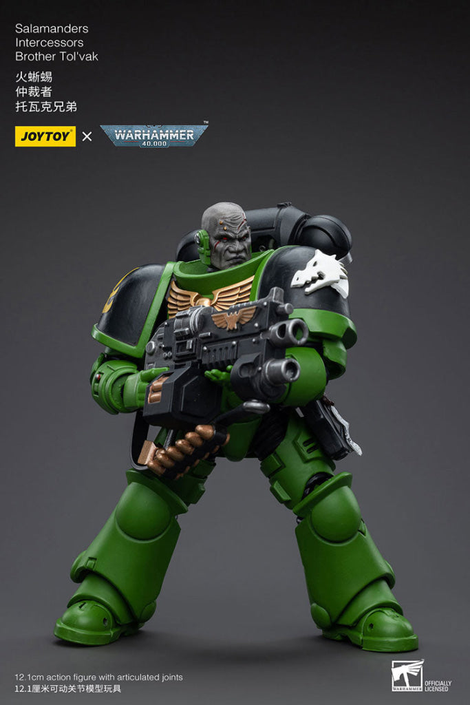 Joytoy Warhammer 40K Salamanders Intercessors Brother Tol’vak Warhammer