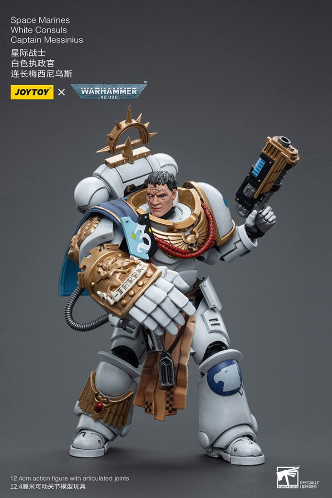 Joytoy Warhammer 40K Space Marines White Consuls Captain Messinius Jt6861 Warhammer
