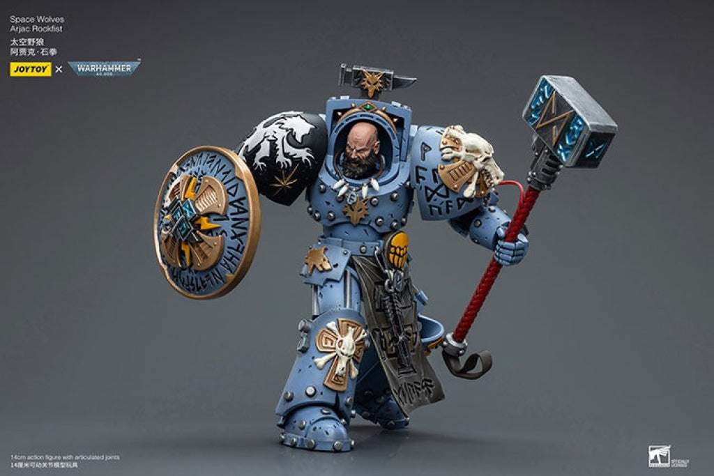 Joytoy Warhammer 40K Space Wolves Arjac Rockfist Warhammer