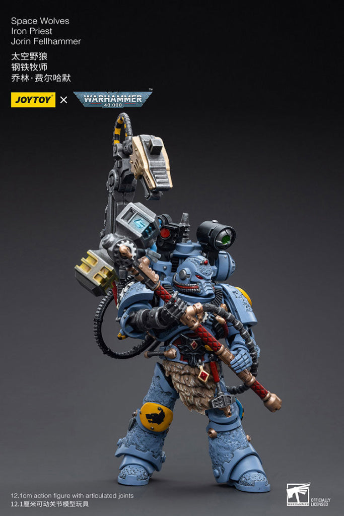Joytoy Warhammer 40K Space Wolves Iron Priest Jorin Fellhammer Warhammer