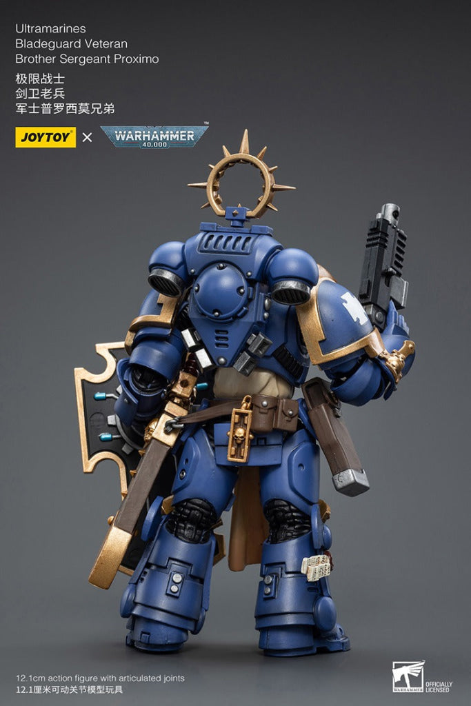 Joytoy Warhammer 40K Ultramarines Bladeguard Veteran Brother Sergeant Proximo Jt2337 Warhammer