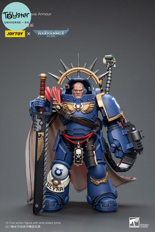 Joytoy Warhammer 40K Ultramarines Captain In Gravis Armour Jt7745 Warhammer