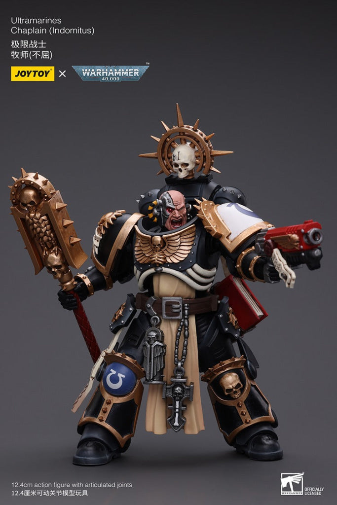Joytoy Warhammer 40K Ultramarines Chaplain (Indomitus) Jt8902 Warhammer
