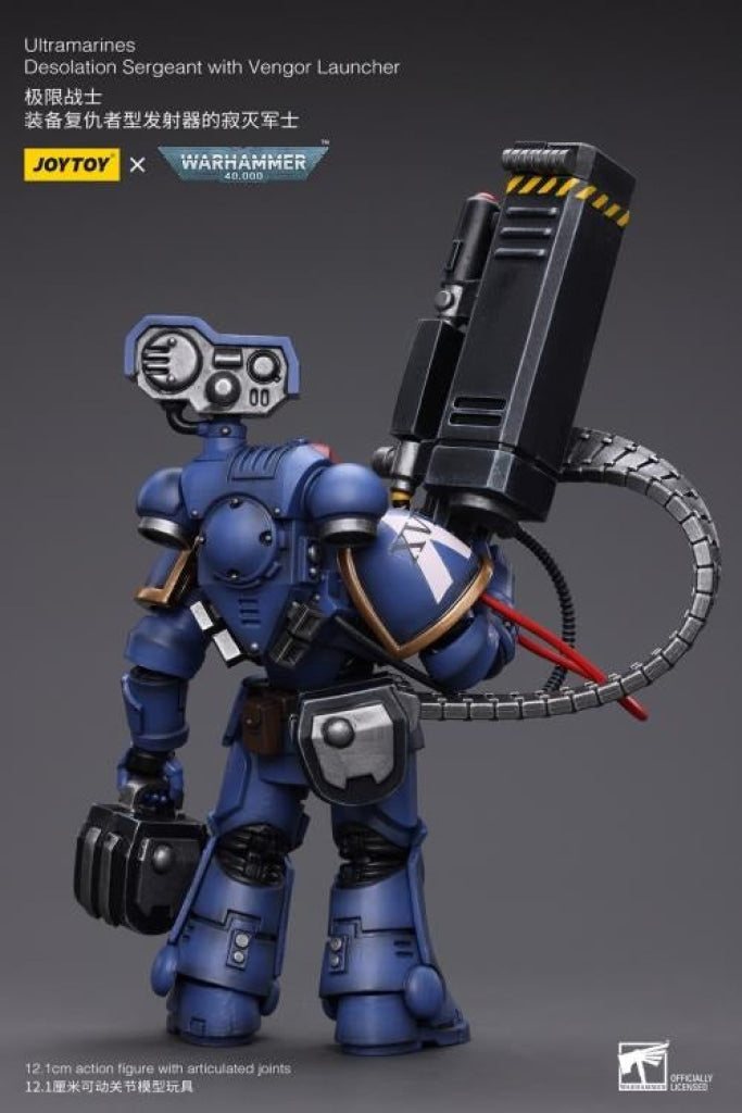 Joytoy Warhammer 40K Ultramarines Desolation Sergeant With Vengor Launcher Jt8803 Warhammer