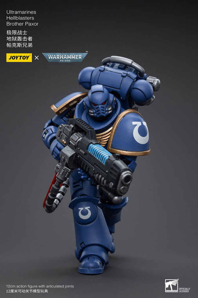 Joytoy Warhammer 40K Ultramarines Hellblasters Brother Paxor Warhammer