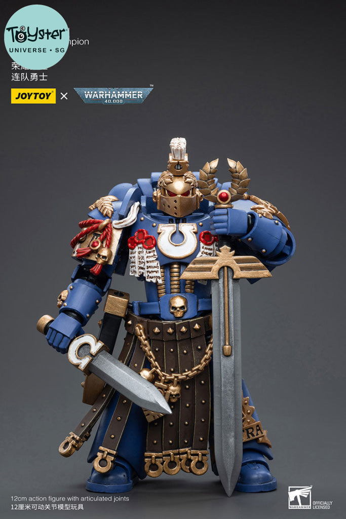 Joytoy Warhammer 40K Ultramarines Honour Guard Chapter Champion Warhammer