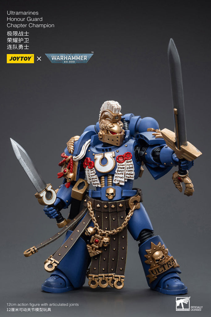 Joytoy Warhammer 40K Ultramarines Honour Guard Chapter Champion Warhammer