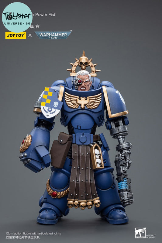 Joytoy Warhammer 40K Ultramarines Lieutenant With Power Fist Jt7677 Warhammer
