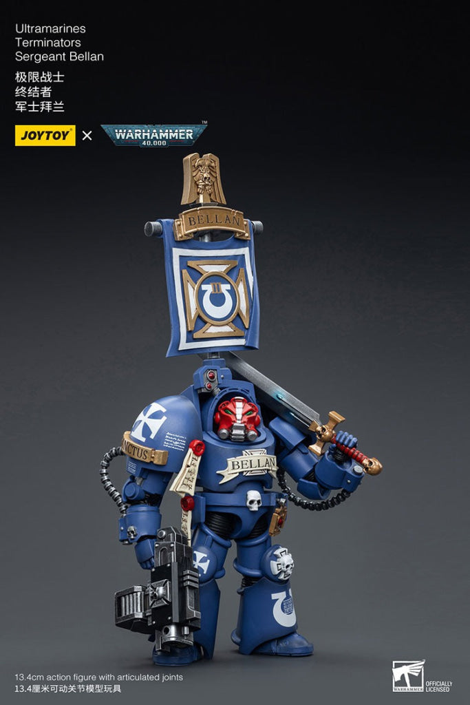 Joytoy Warhammer 40K Ultramarines Terminators Sergeant Bellan Jt6663 Warhammer
