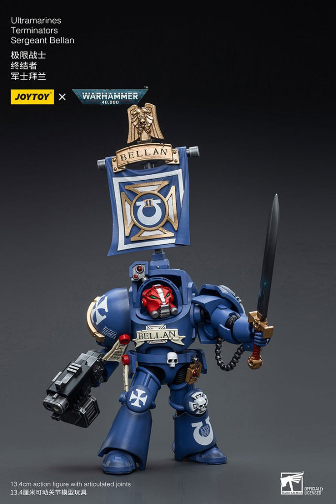 Joytoy Warhammer 40K Ultramarines Terminators Sergeant Bellan Jt6663 Warhammer